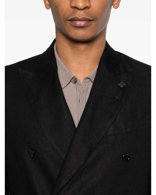 Lardini Black Jacket Blazer for men