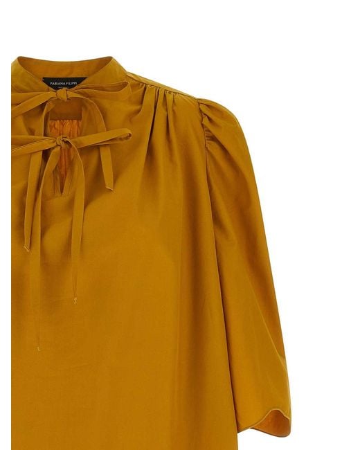 Fabiana Filippi Yellow Loose Dress