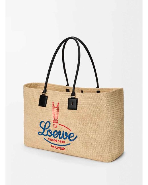 Loewe Natural 'Verano' Extra Large Raffia Tote