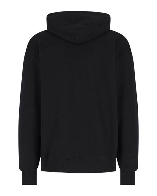 Valentino Black Hooded Sweatshirt for men