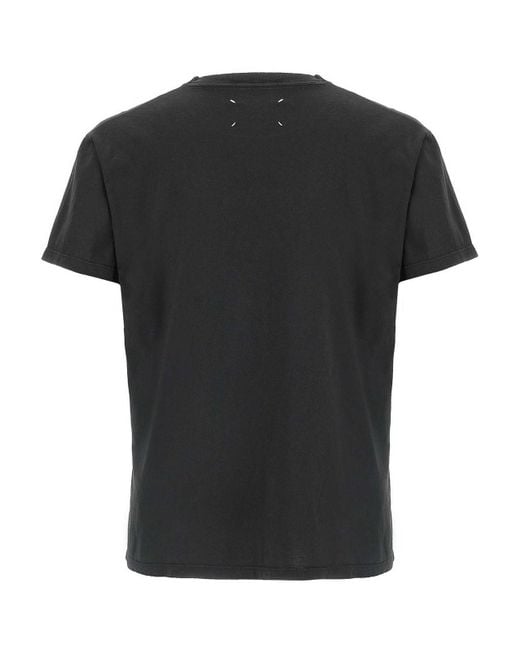 Maison Margiela Black Cotton T-Shirt