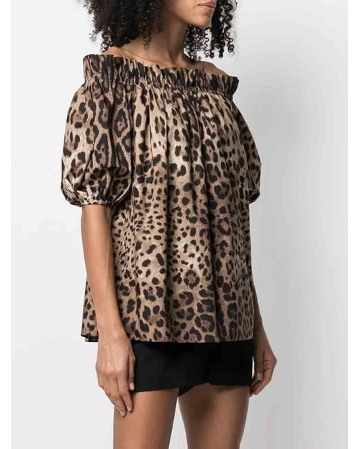Dolce & Gabbana Brown Blouse