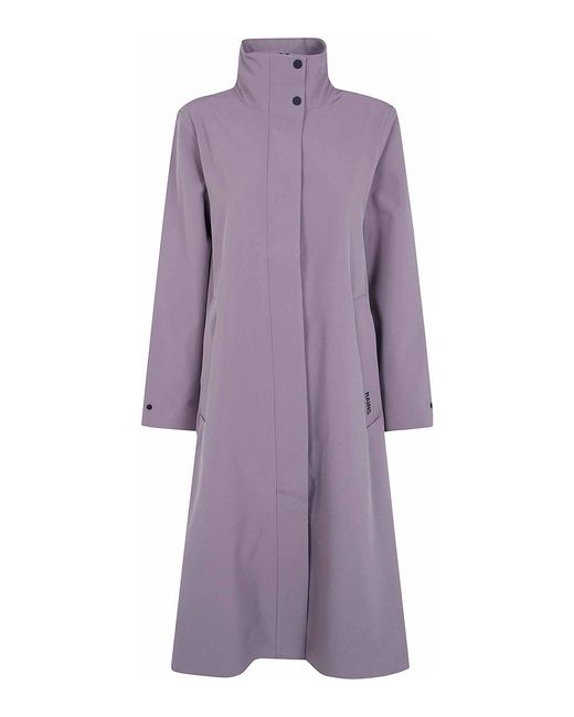 Rains Purple Suva Softshell A Line Jacket