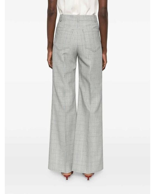 Victoria Beckham Gray Alina Trousers