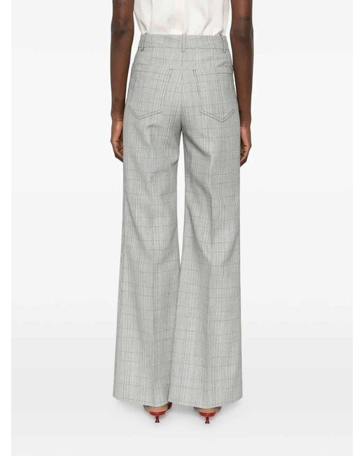 Victoria Beckham Gray Alina Trousers