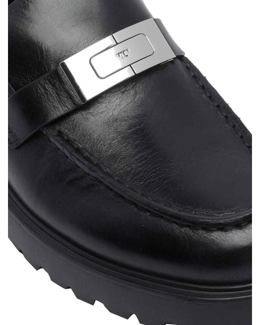 Tory Burch Black Leelee Loafers
