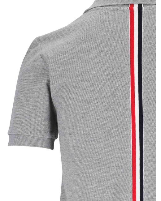 Thom Browne Gray Mini Knit Dress