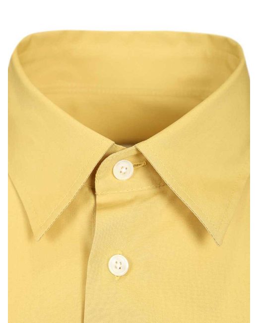 AMI Yellow Long-Sleeved Shirt