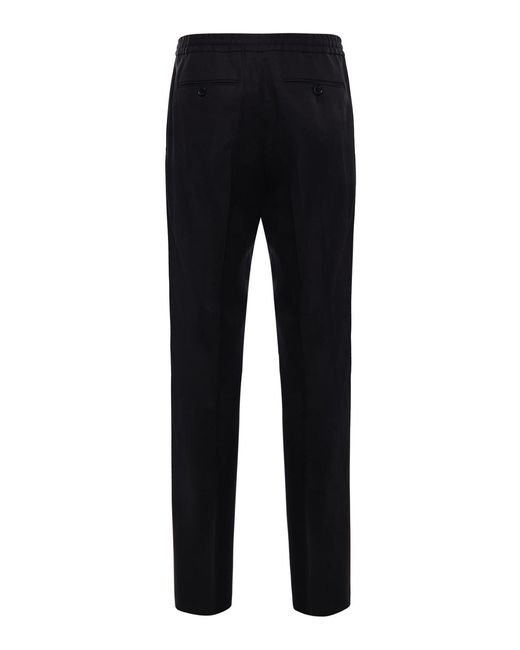 Zegna Blue Oasi Lino Pants for men