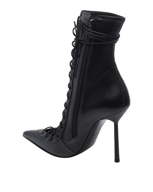 Le Silla Black Colette Pump Booties