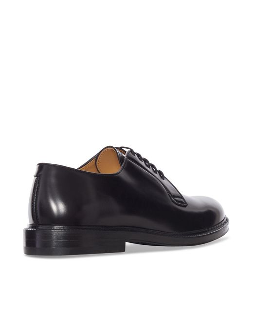 Henderson Black Sergent Lace-Up Shoes for men