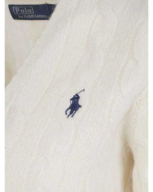 Polo Ralph Lauren White Kimberly-Long Sleeve-Pullover