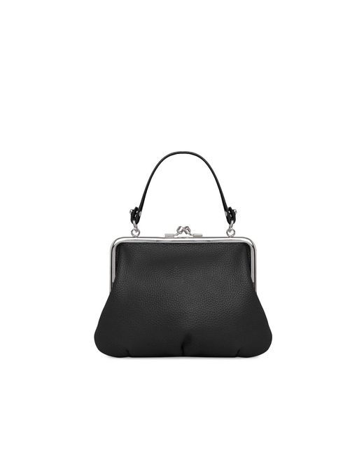 Vivienne Westwood Black Granny Frame Bag With Logo