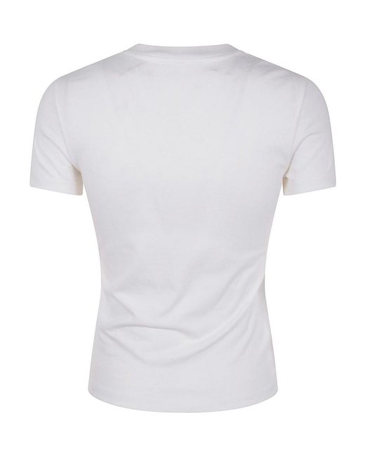 Blumarine White Jersey T-Shirt