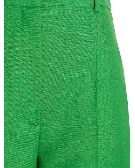McQueen Green Straight Leg Pants