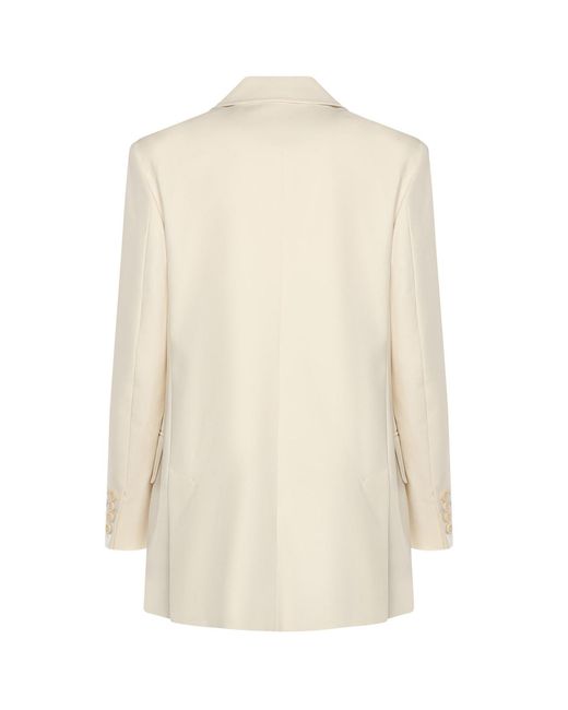 Max Mara Natural Olimpia Stretch Canvas Jacket