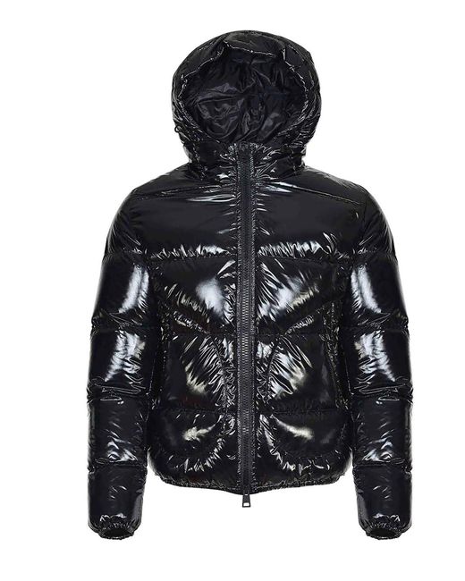 Herno Black Down Jacket Made Of Polyamide for men