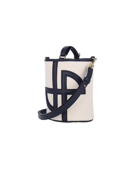 Patou Blue Small Bucket Bag