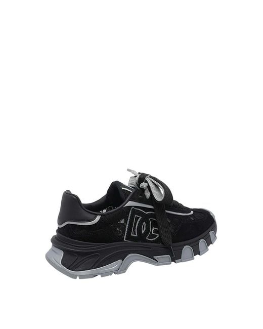 Dolce & Gabbana Black Dg Country Road Sneakers