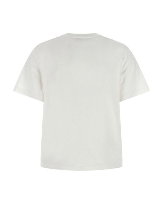 Tory Burch White Cotton T-Shirt