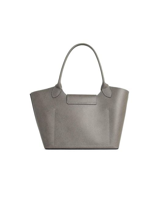 Longchamp Gray L Shoulder Bag