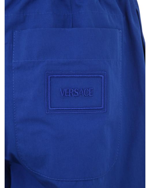 Versace Blue Cargo Trousers for men