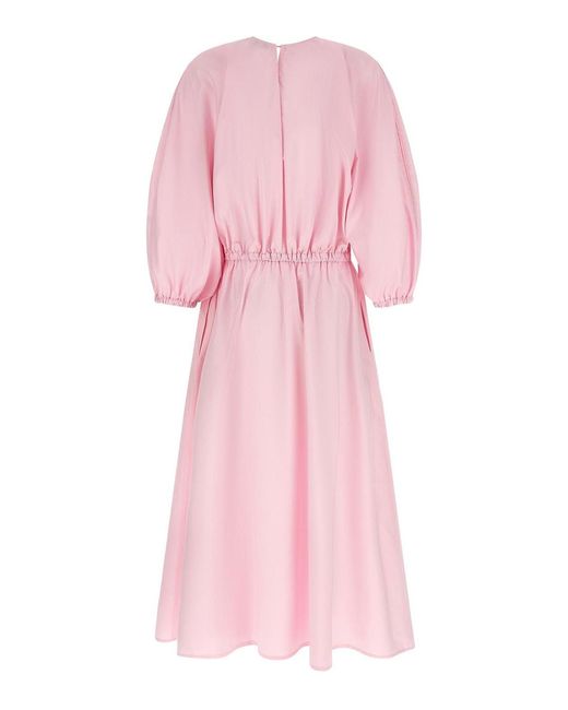 Fabiana Filippi Pink Diamond Thread Dress