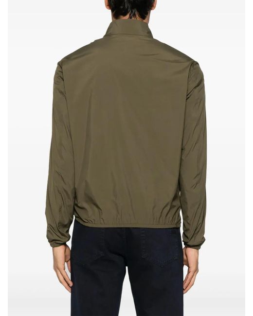 Herno Green Short Reversible Jacket for men