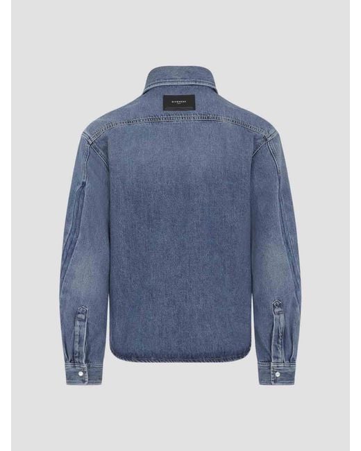 Givenchy Blue Classic Shirt for men