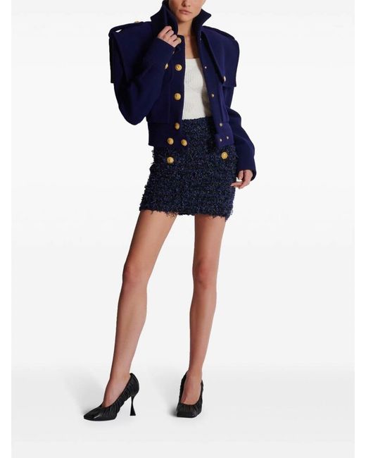 Balmain Blue Skirt