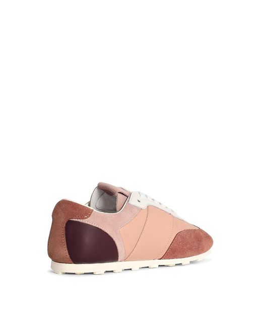 Marni Pink Softy Soccer Leather Sneakers