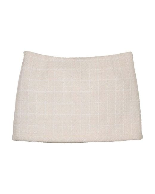 Marc Jacobs Natural Tweed Mini Skirt