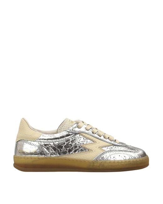 Moa Concept Metallic Sneakers Argento