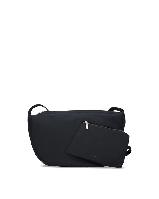 Adererror Black Large Logo Shoulder Bag for men