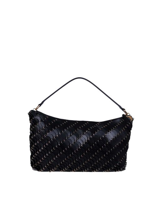 Rabanne Blue Leather Bag Shoulder Bag