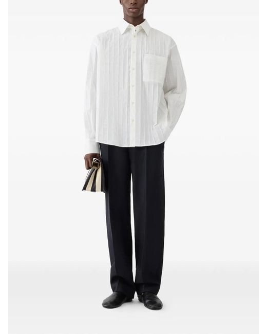 Jacquemus White The Gardian Shirt for men