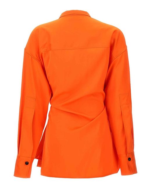 Ferragamo Orange Shirts