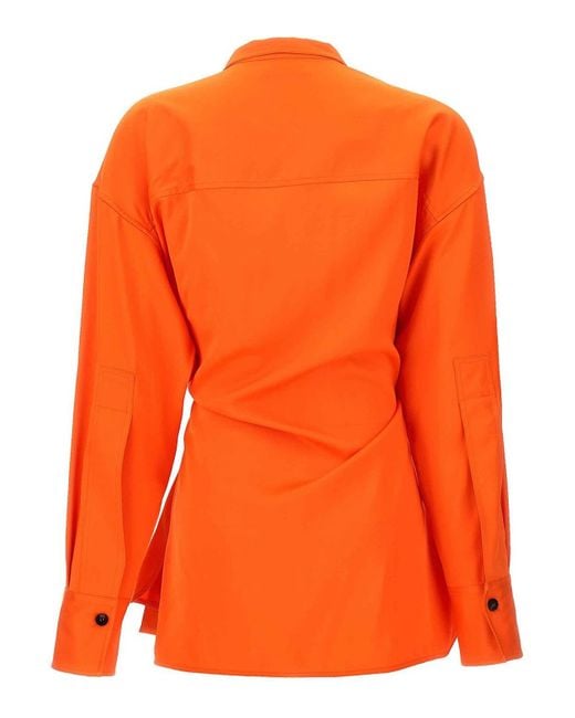 Ferragamo Orange Shirts