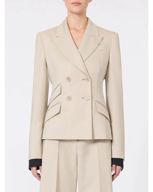 Max Mara Natural Placid Raw Jacket