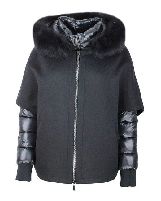 Moorer Gray Wool And Cashmere Jacket