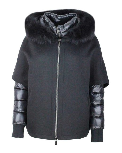 Moorer Gray Wool And Cashmere Jacket