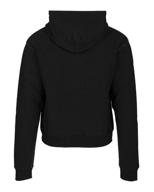 Valentino Garavani Black Chez Cotton Jersey Sweatshirt for men