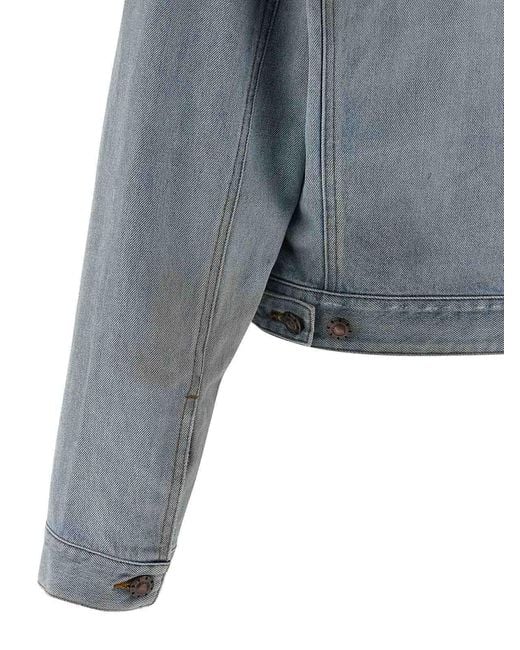 Balenciaga Blue Double Layer Jacket