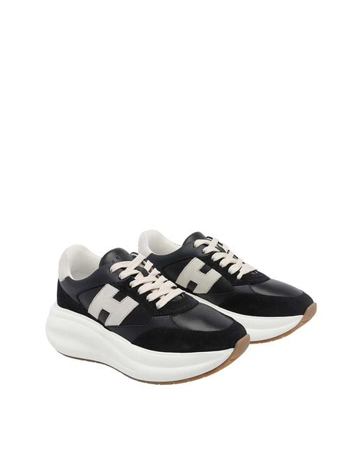 Hogan Black Maxi Sneakers