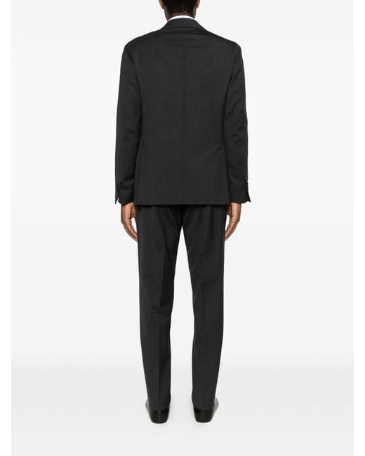 Lardini Black Elegant Suit By for men