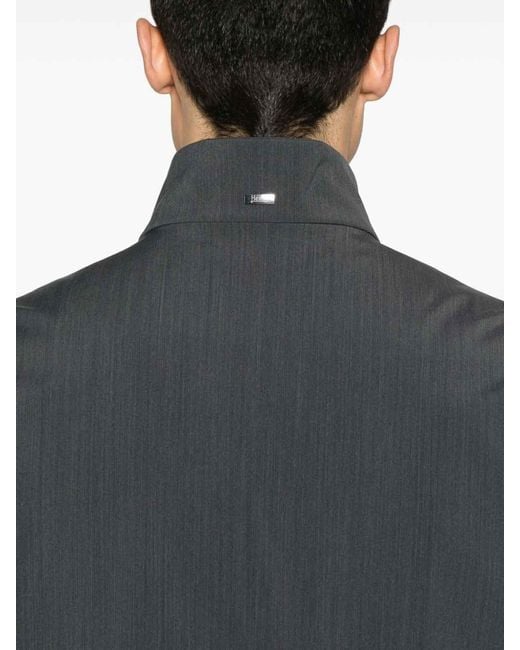 Herno Gray Zip Jacket for men