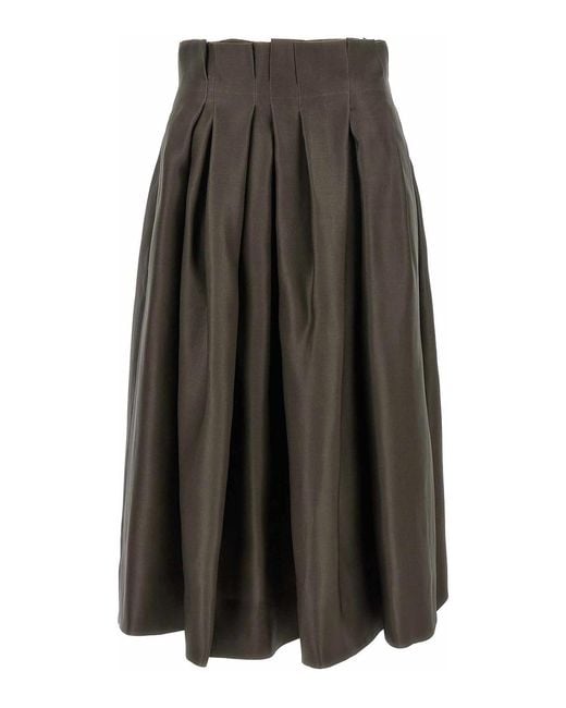 Khaite Gray Astrid' Skirt