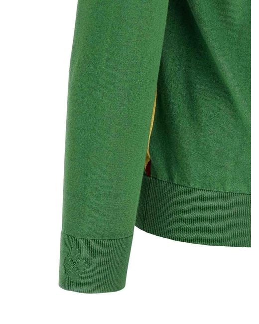 Ballantyne Green Argyle Sweater for men