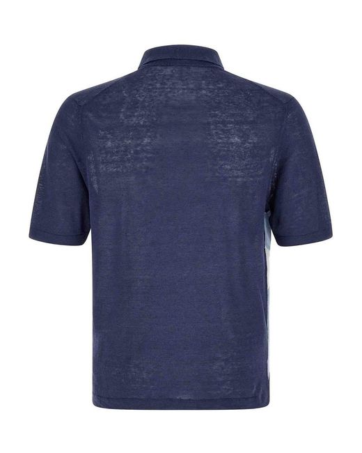 Ballantyne Blue Polo Argyle for men