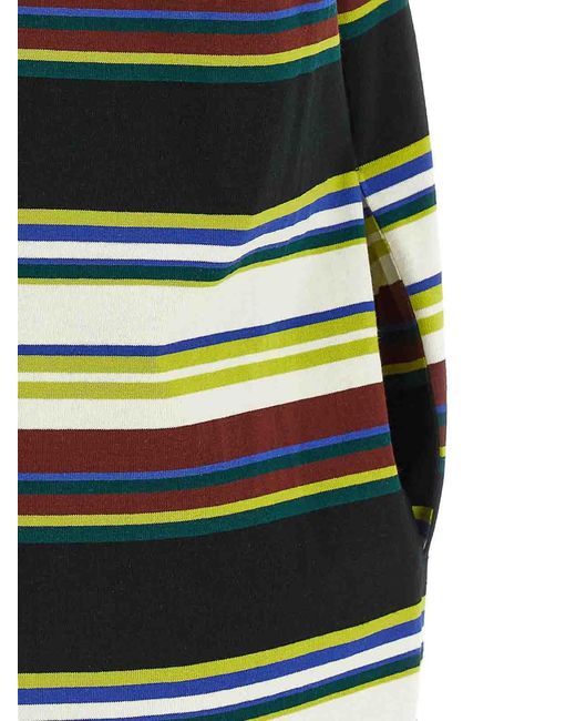 Sacai Green T-Shirt Dress
